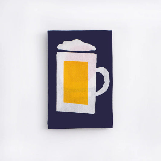 てぬぐい ビアガーデン 紺