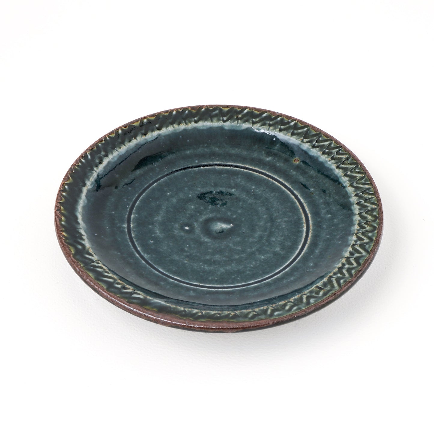 皿 4寸(約12cm) ふち有 D