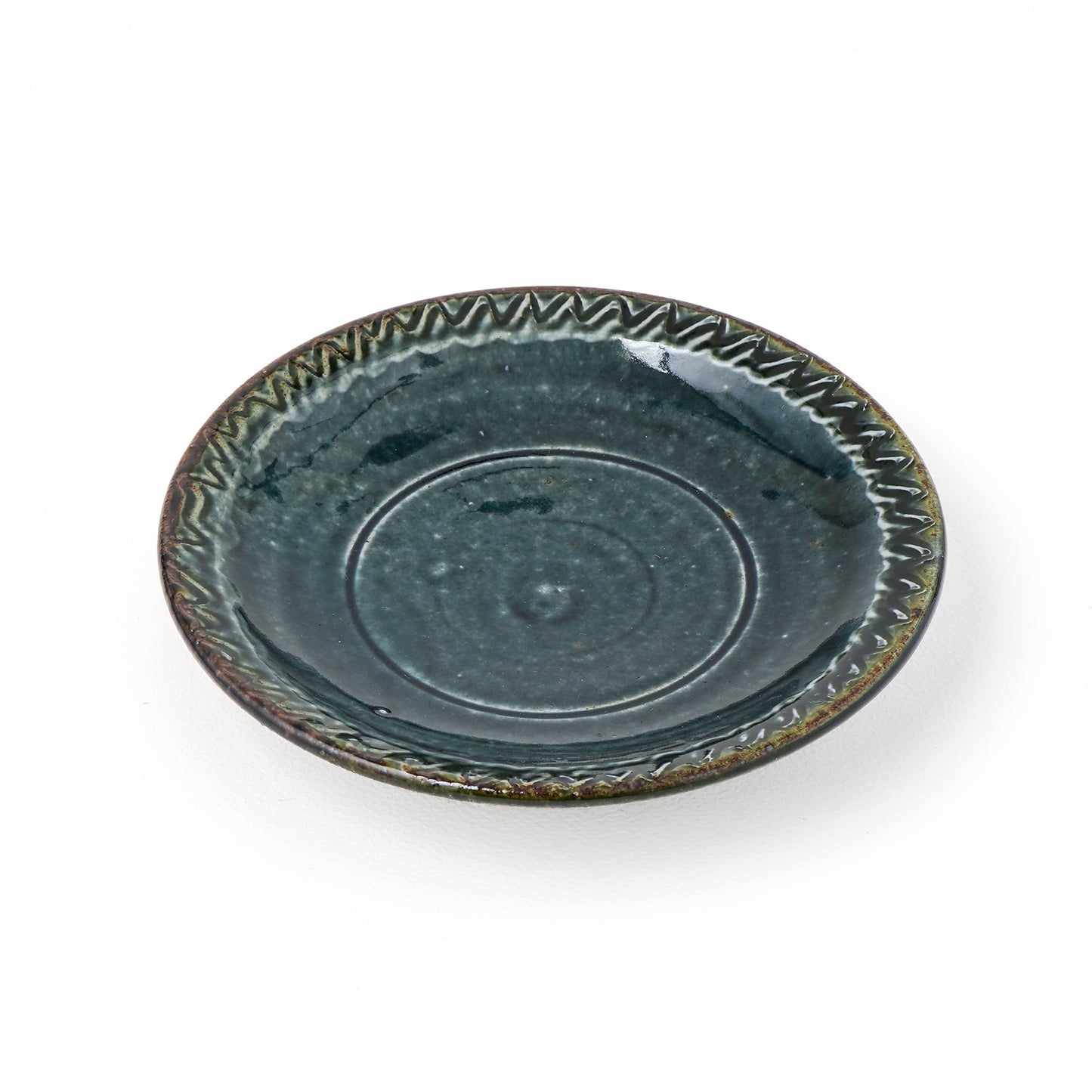皿 4寸(約12cm) ふち有 E