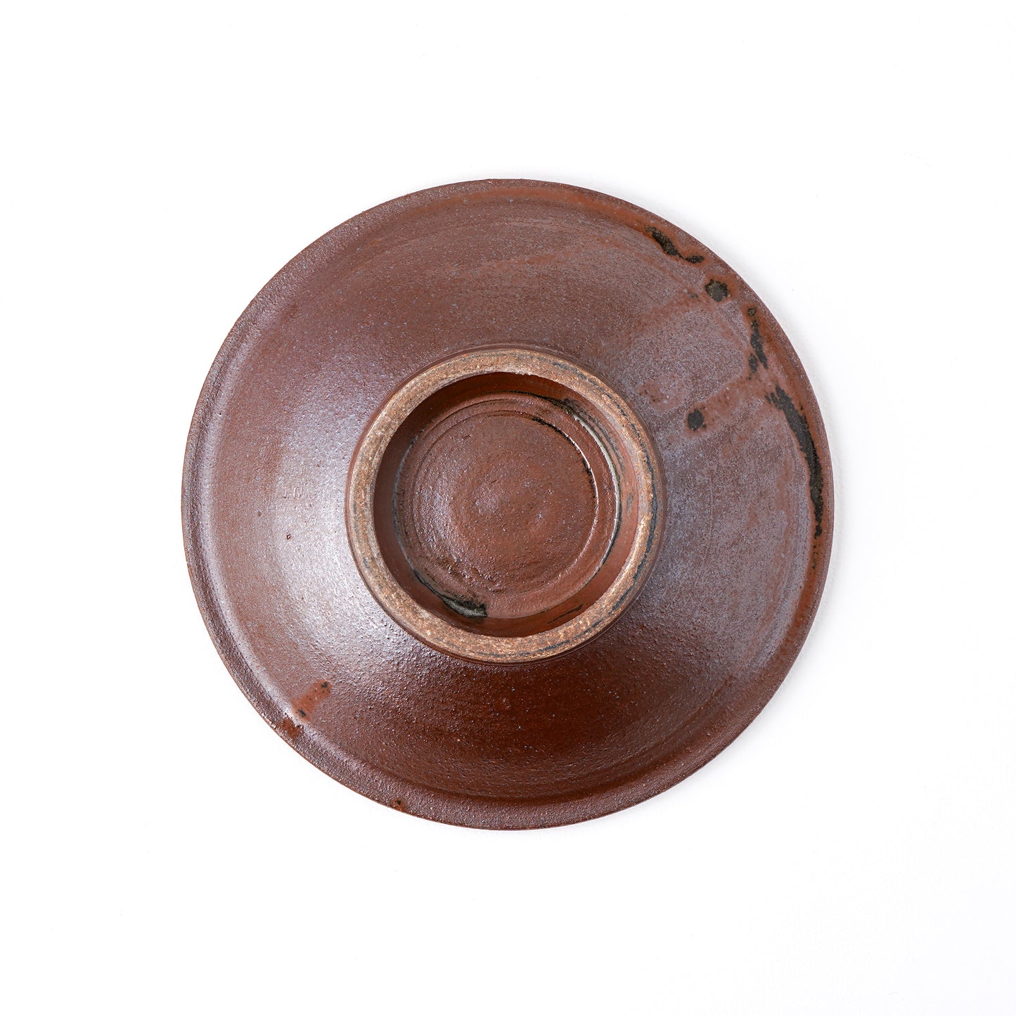 皿 5寸 一枚 茶 D