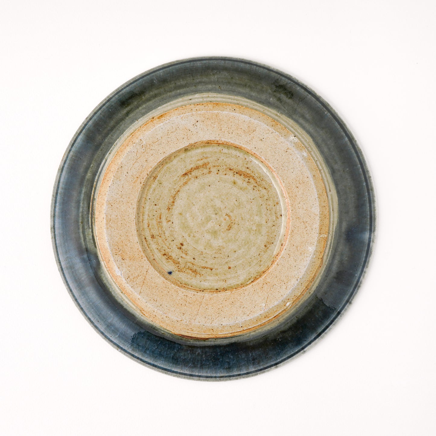 平皿 6寸(約18cm) イッチン 呉須 B