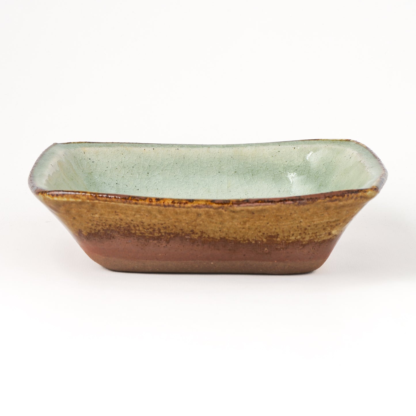 角鉢 6寸(約18cm×約18cm) 白掛 C