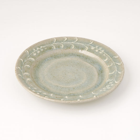 平皿 6寸(約18cm) イッチン 半磁器 C