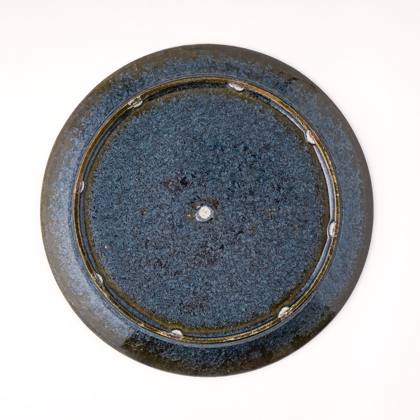 皿 7寸(約21cm) 青 A