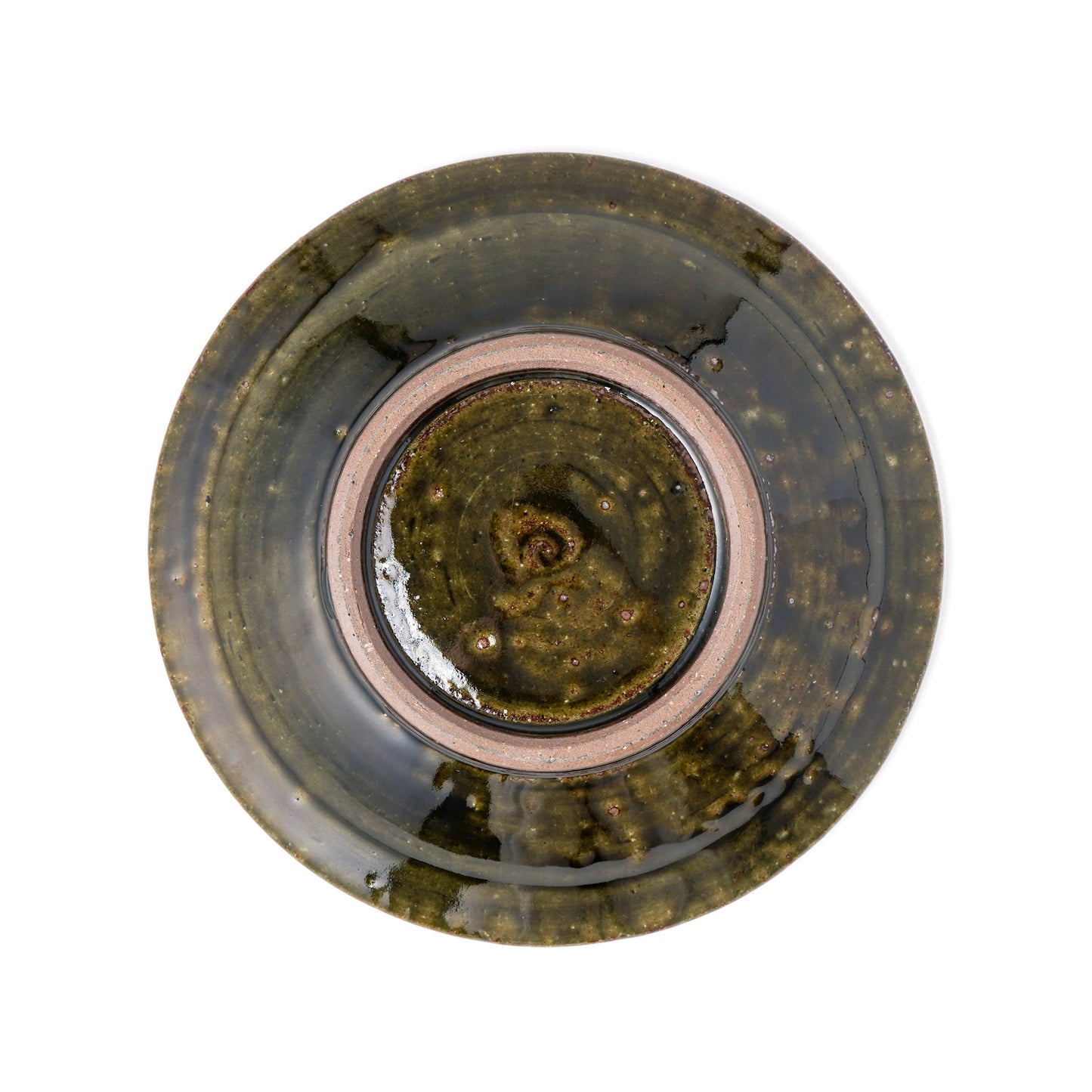 平皿 7寸(約21cm) 縁付 縄紋 呉須 B