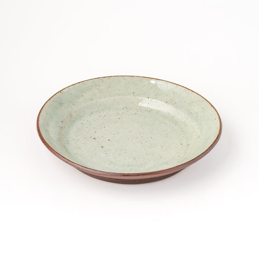 皿 7寸(約21cm) 白掛 D