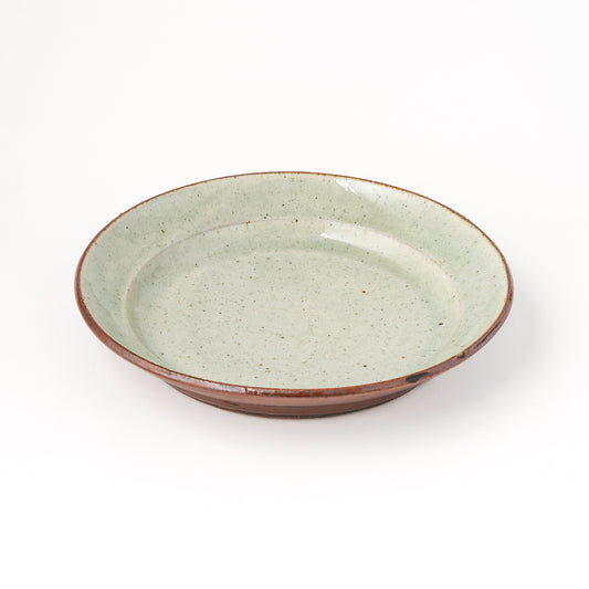 皿 7寸(約21cm) 白掛 E