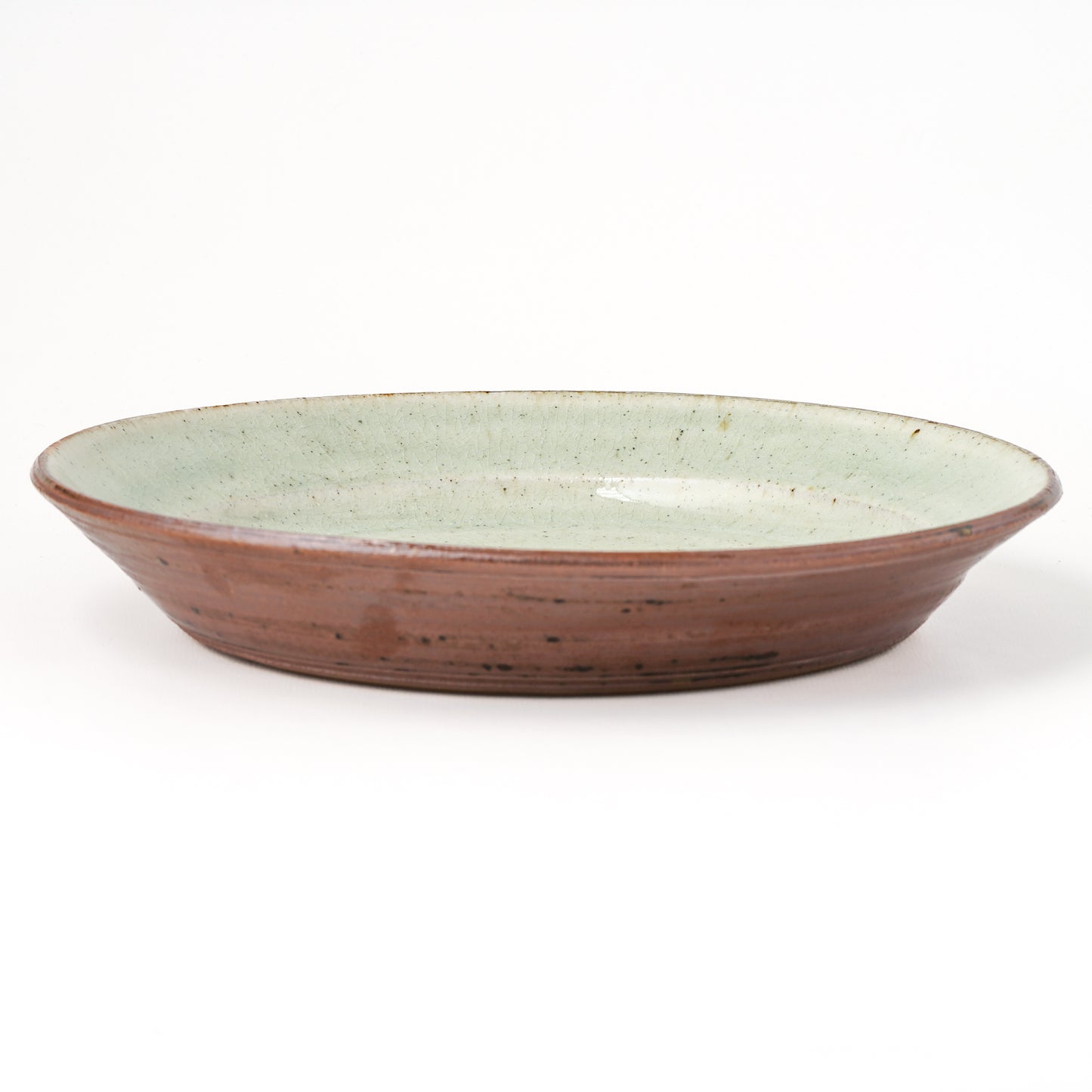 皿 8寸(約24cm) 白掛 E