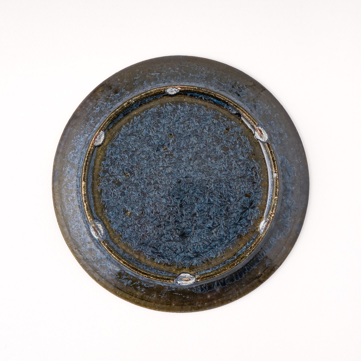 皿 5寸(約15cm) 青 A