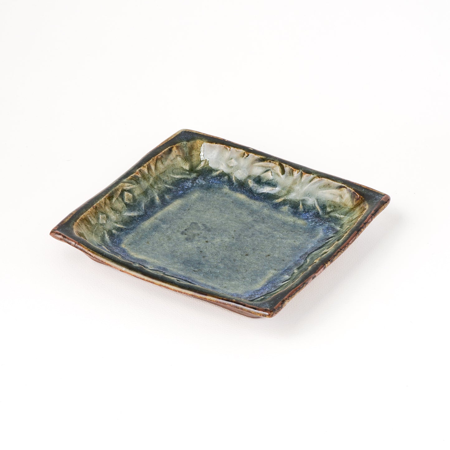 角皿 5寸(約15cm×約15cm) 押紋 C