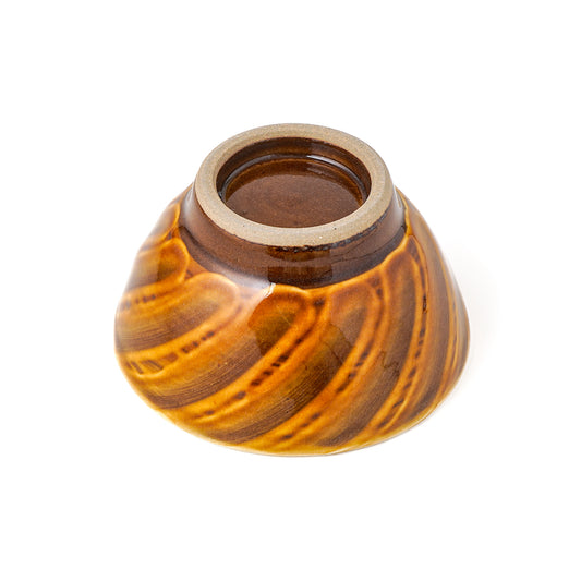 飯碗 大(約12cm) 刷毛目 薄飴 C