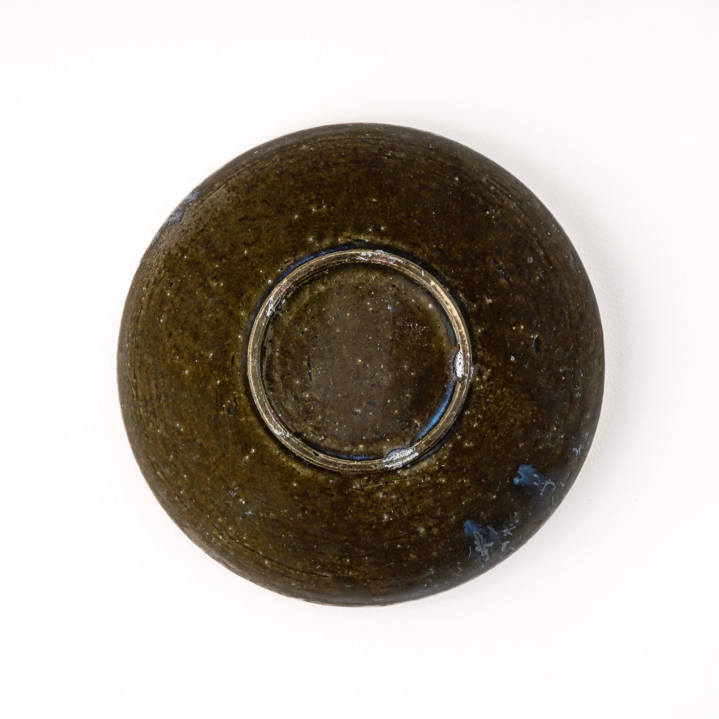 丸鉢 約14.5cm 艶消し 青 C