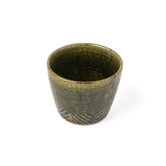 フリーカップ 約 220ml 原土 縄紋 呉須 D