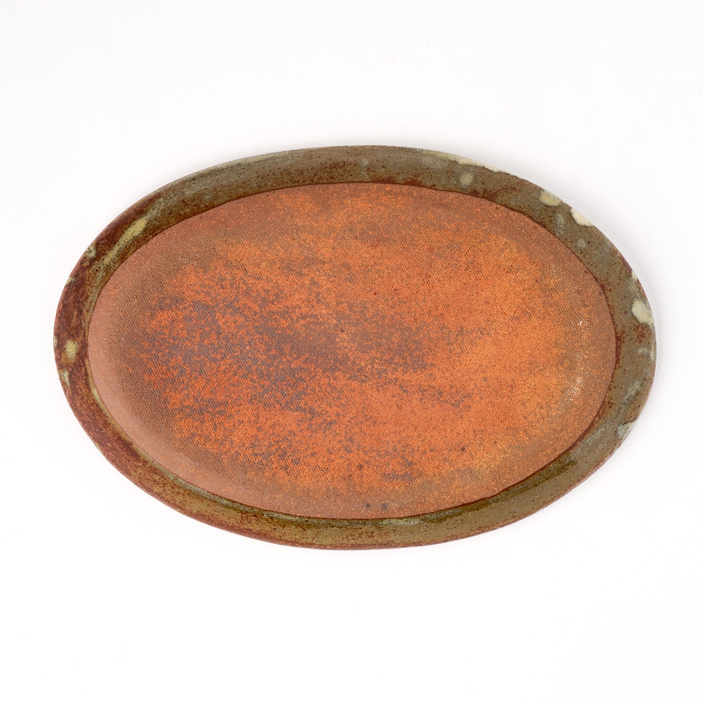 オーバルプレート 約17cm×約24cm D