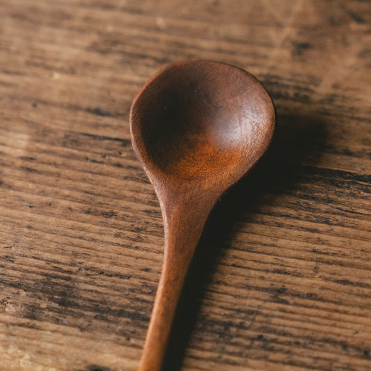 ラー油スプーン 長サイズ 全長 約12.5cm × 幅 約2.5cm