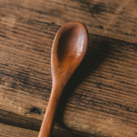 柚子胡椒スプーン 短サイズ 全長 約10.5cm × 幅 約1.7cm