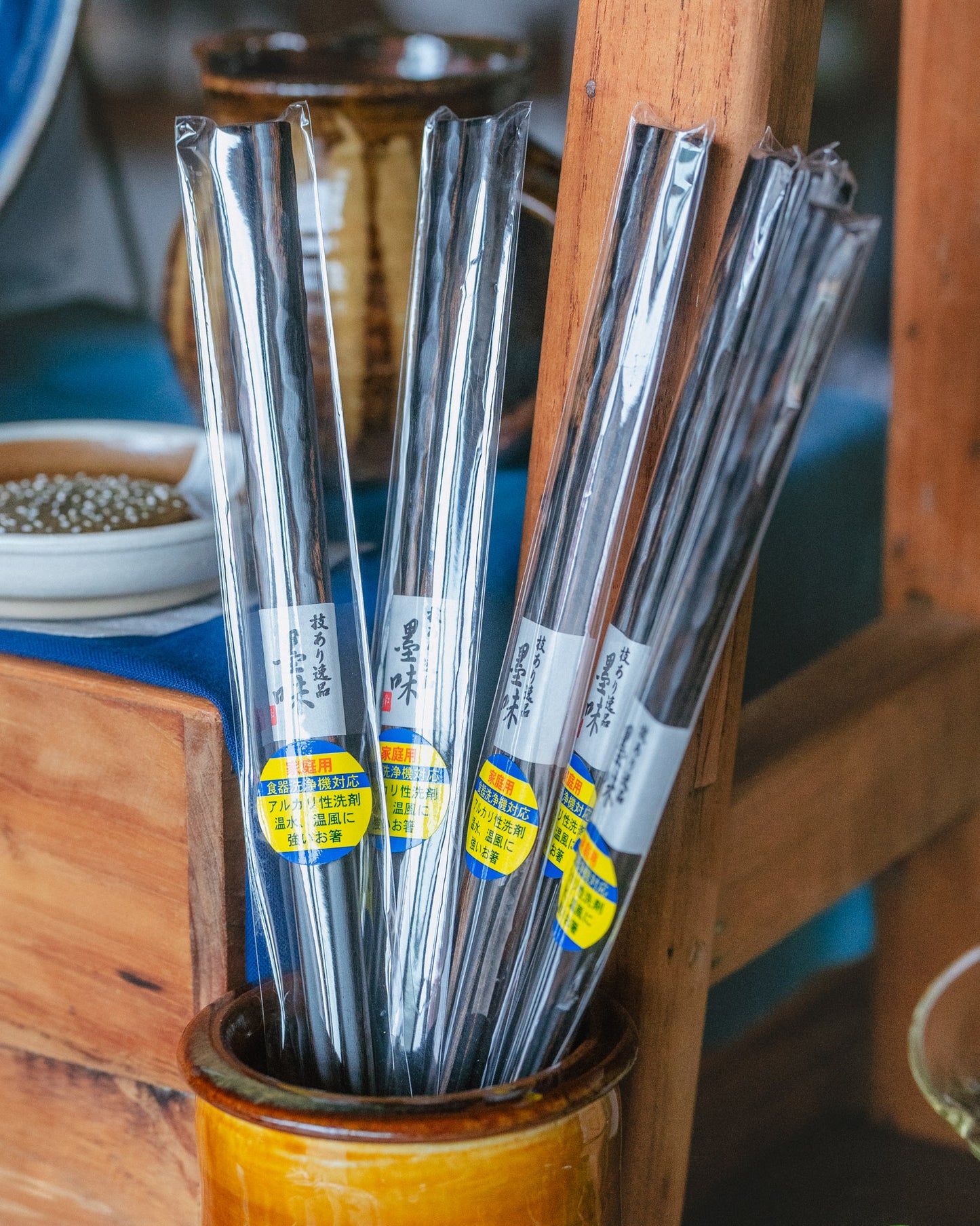 強化箸(菜箸) 約32.5cm / 3色(茶・赤・黒)