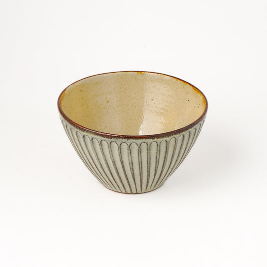 カフェボウル M(約13cm) キビ白 D