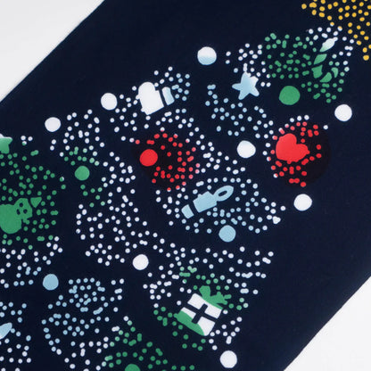 てぬぐい イルミネーション 紺