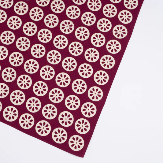 おいしい風呂敷 れんこん 紫