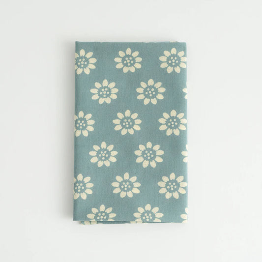 てぬぐい ひまわり小紋 水浅葱