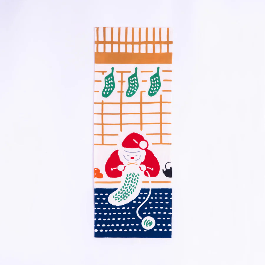 てぬぐい こたつサンタ