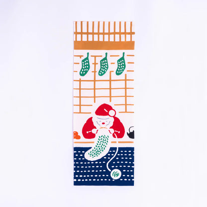 てぬぐい こたつサンタ