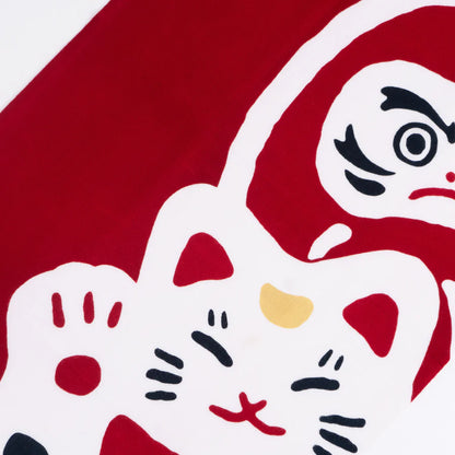 てぬぐい 見守り招き福