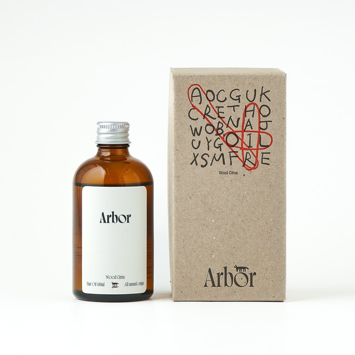 ヘアオイル Wood Citrus(ウッドシトラス) 100ml 《Heavyタイプ》