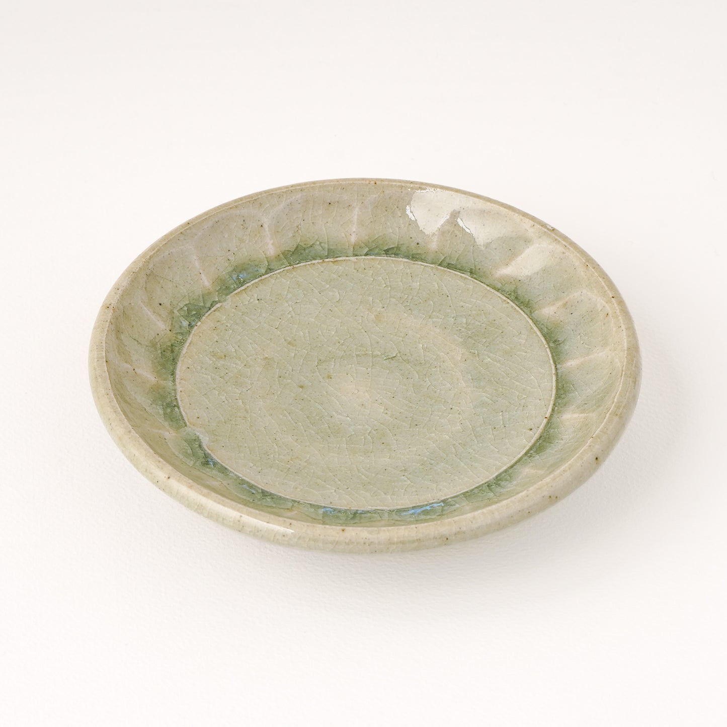 皿 4寸(約12cm) 半磁器 A