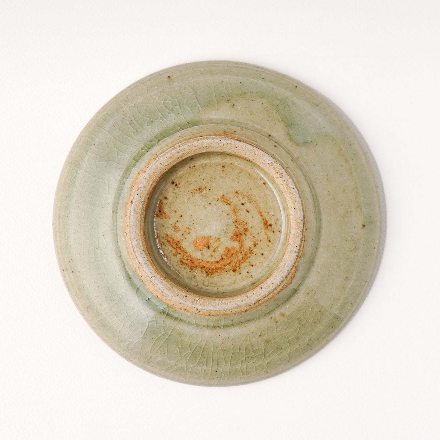 皿 4寸(約12cm) イッチン 半磁器 A