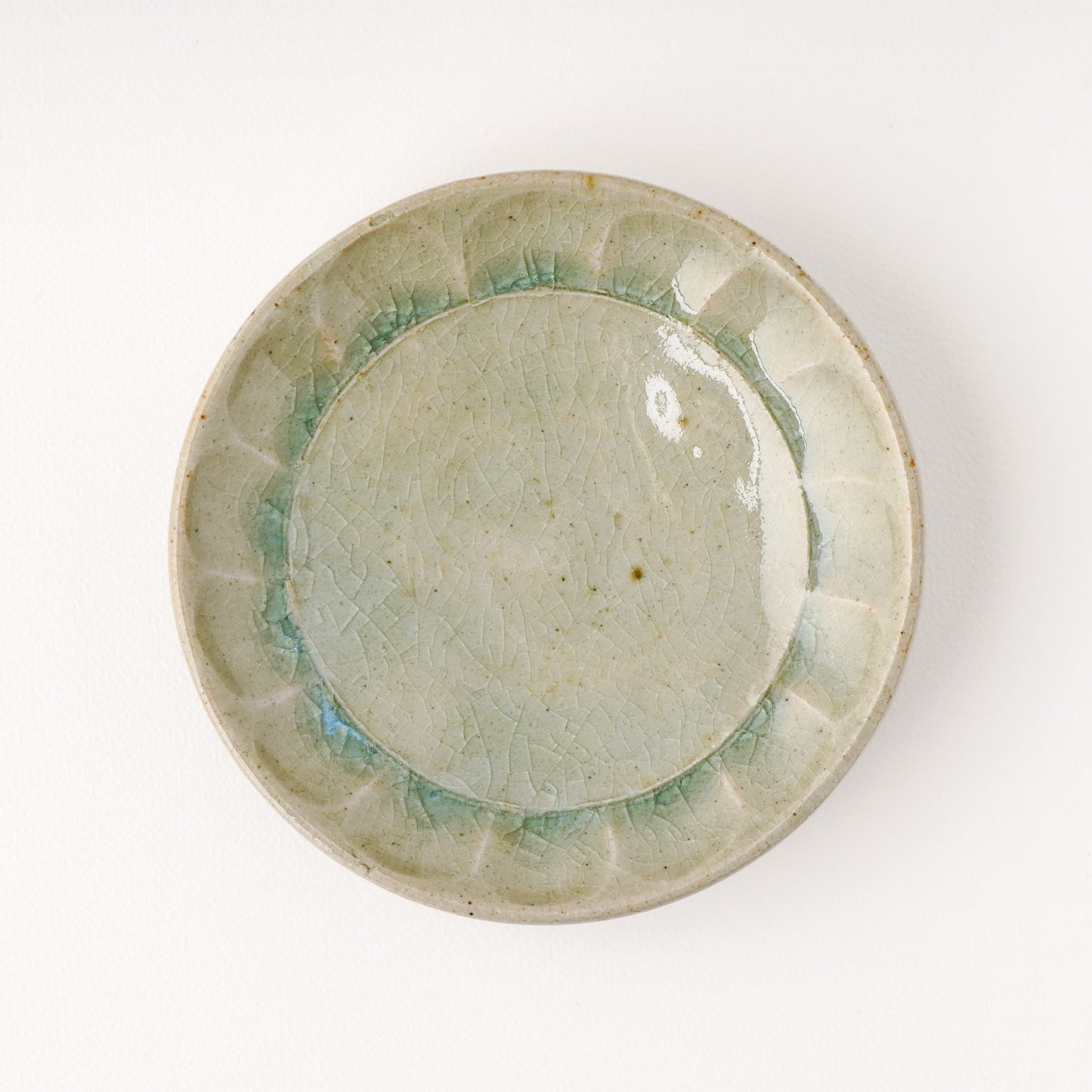皿 4寸(約12cm) 半磁器 B