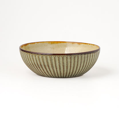 鉢 5寸(約15cm) キビ白 A