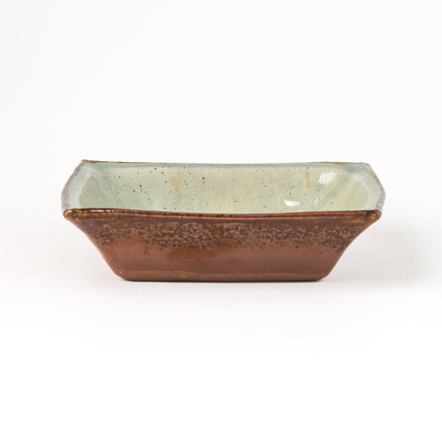 角鉢 5寸(約15cm×約15cm) 白掛 A