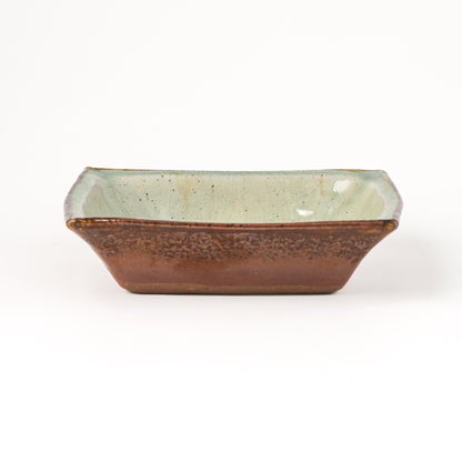 角鉢 5寸(約15cm×約15cm) 白掛 A