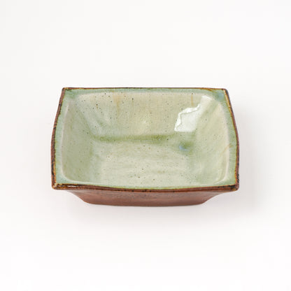 角鉢 5寸(約15cm×約15cm) 白掛 A