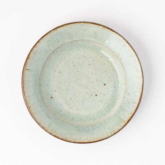 平皿 5寸(約15cm) 白掛 A