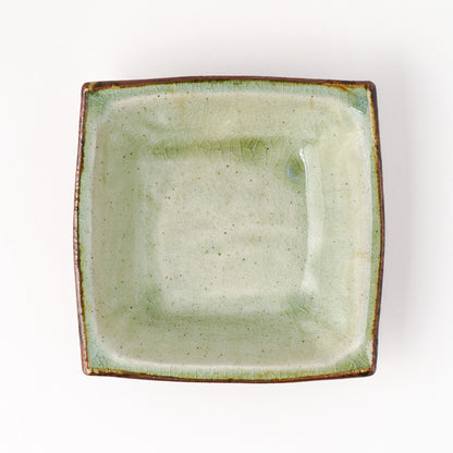 角鉢 5寸(約15cm×約15cm) 白掛 A