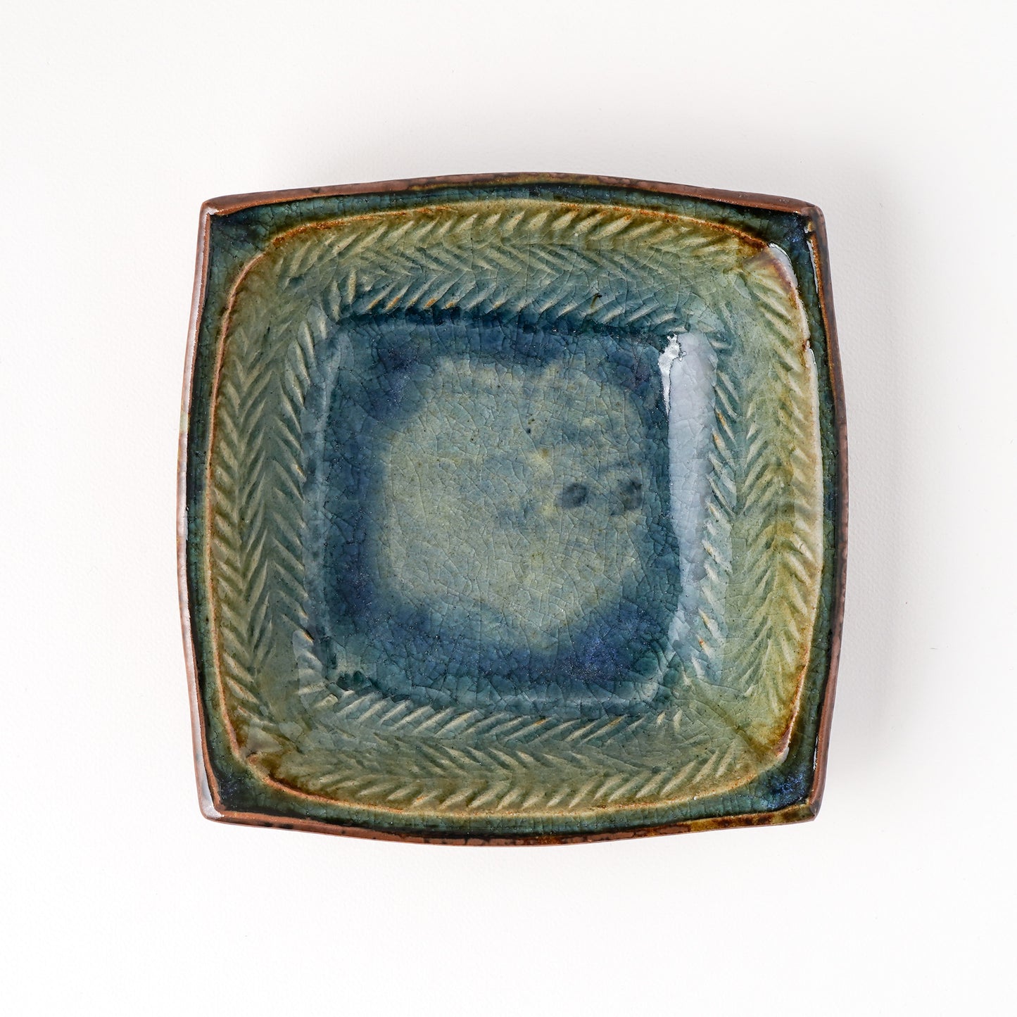 角鉢 5寸(約15cm×約15cm) 押紋 A