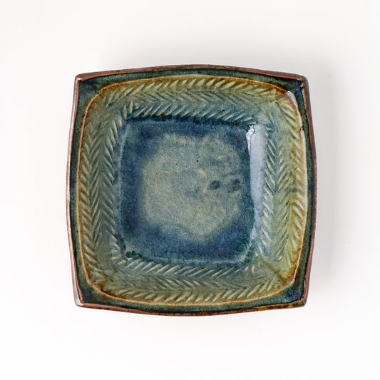 角鉢 5寸(約15cm×約15cm) 押紋 A