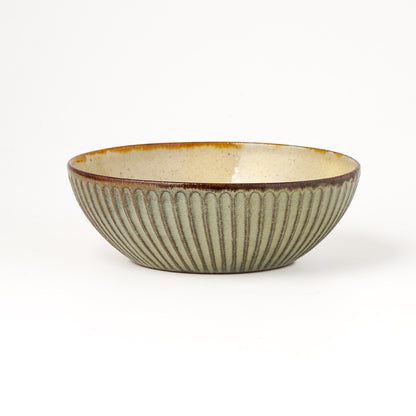 鉢 5寸(約15cm) キビ白 B