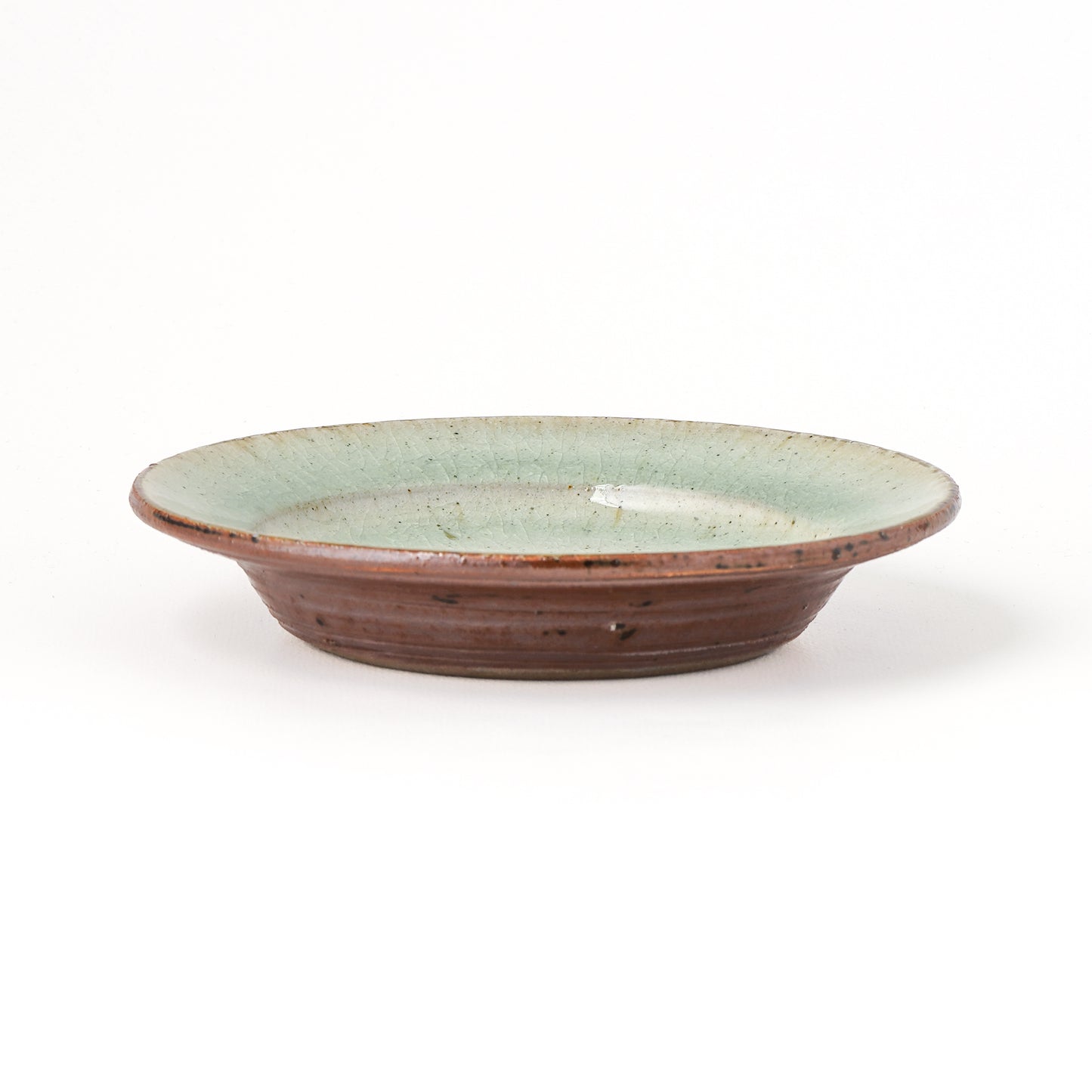 平皿 5寸(約15cm) 白掛 B
