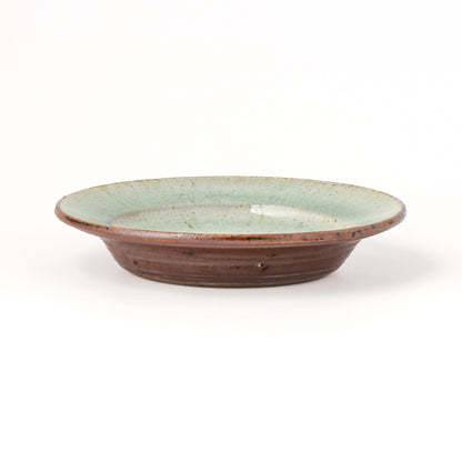 平皿 5寸(約15cm) 白掛 B