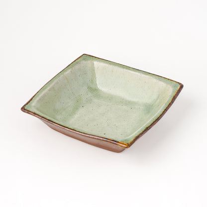角鉢 5寸(約15cm×約15cm) 白掛 B