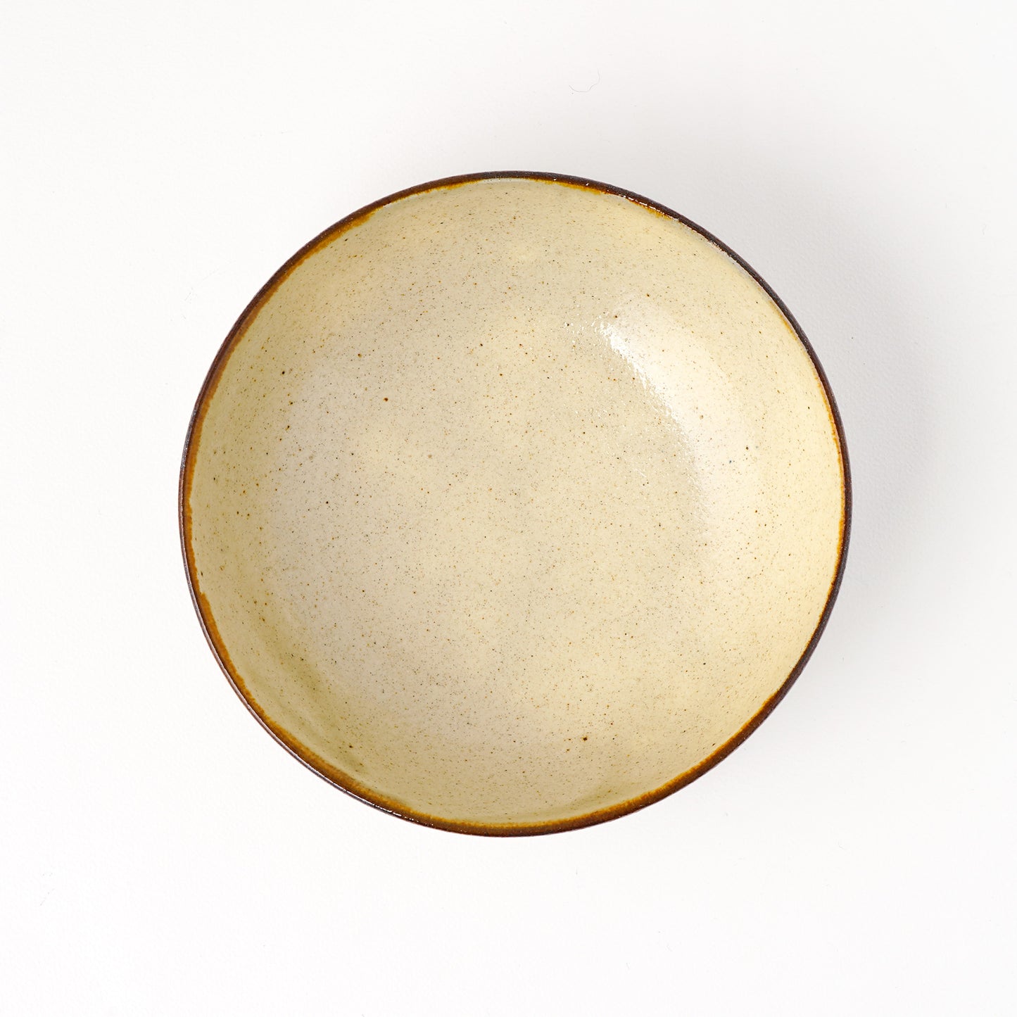 鉢 5寸(約15cm) キビ白 B