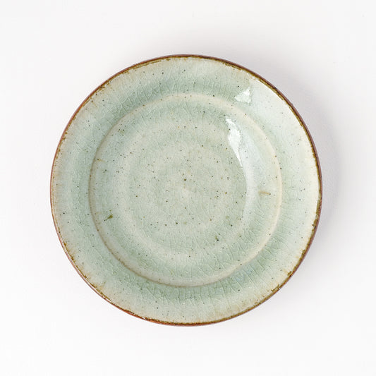 平皿 5寸(約15cm) 白掛 B