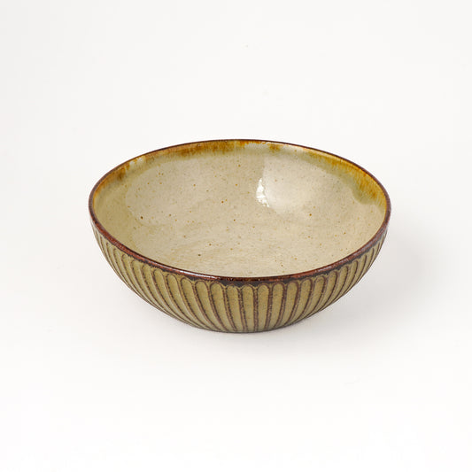 鉢 5寸(約15cm) キビ白 C