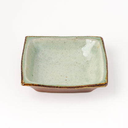 角鉢 5寸(約15cm×約15cm) 白掛 C