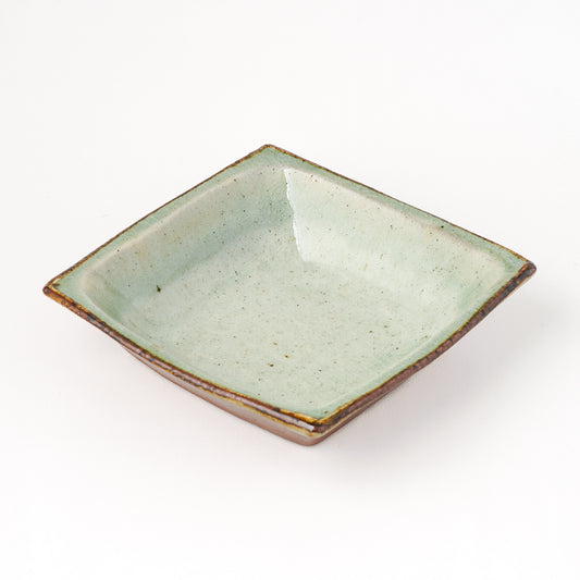 角鉢 5寸(約15cm×約15cm) 白掛 C