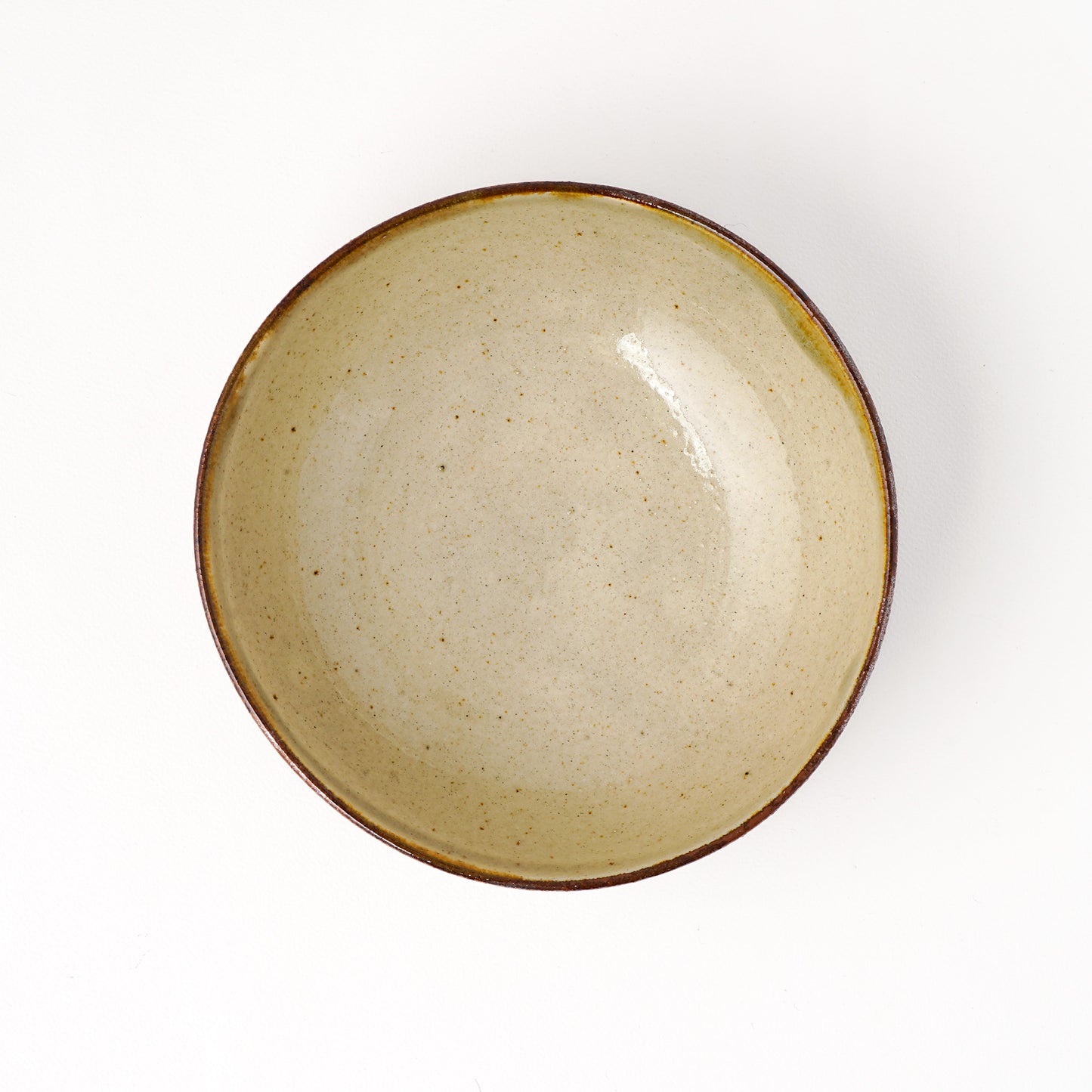 鉢 5寸(約15cm) キビ白 C